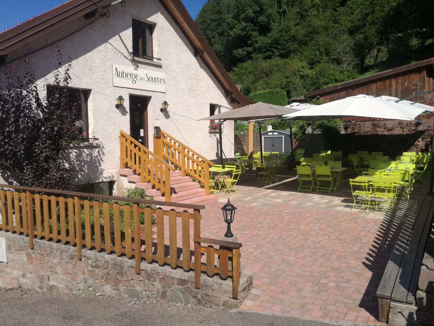 cuisine régionale, Auberge des sources chateau lambert