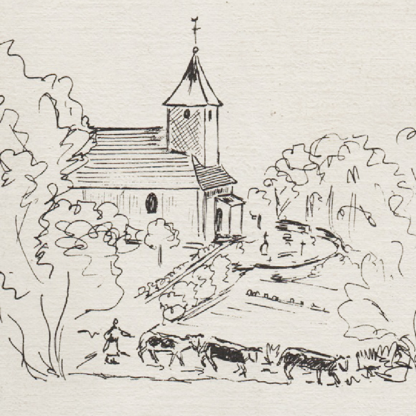 Croquis eglise chateau lambert copie