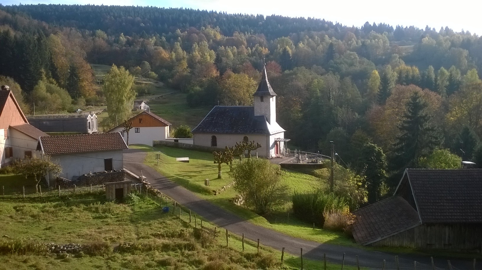 L’église de l’Assomption de Château-Lambert en Haute-Saône, canton de Mélisey.